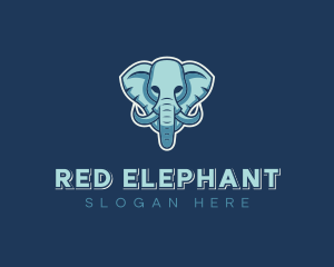 Elephant Wildlife Animal logo design