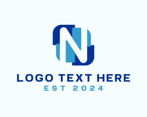 Branding - Modern Agency Letter N logo design