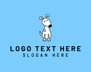 Cute Puppy Pet Logo