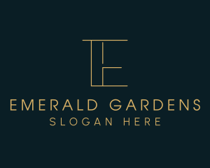 Golden Jewelry Boutique logo design