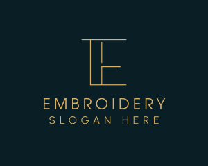 Golden Jewelry Boutique logo design