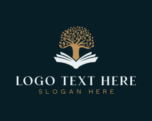 Bookstore - Publisher Book Tree logo design