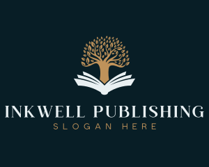 Publishing - Publisher Book Tree logo design