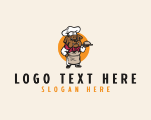 Doggo - Bulldog Chef Diner logo design