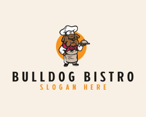 Bulldog Chef Diner logo design