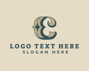 Antique - Stylish Retro Studio Letter C logo design