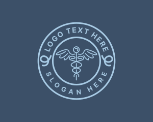 Medical - Health Caduceus Medicine logo design