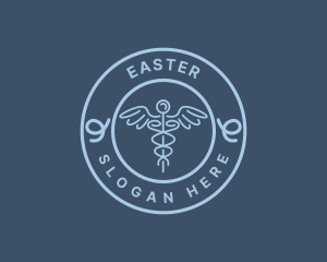 Health - Health Caduceus Medicine logo design