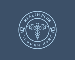 Health Caduceus Medicine logo design