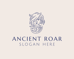 Ancient Greek Head logo design