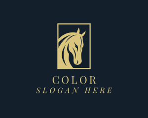 Jockey - Horse Bronco Stallion logo design