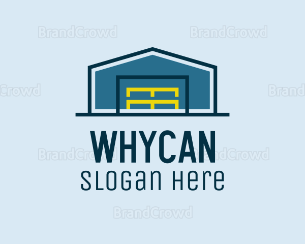 Warehouse Storage Building Logo