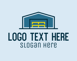 Warehouse - Warehouse Storage Building logo design