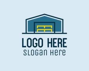 Warehouse Storage Building Logo