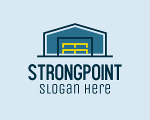 Warehouse Storage Building Logo