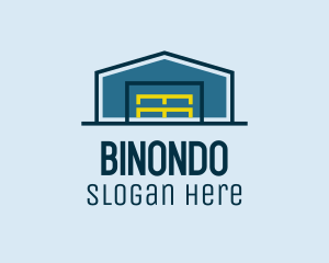 Barn - Warehouse Storage Building logo design