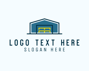 Warehouse Storage Building Logo