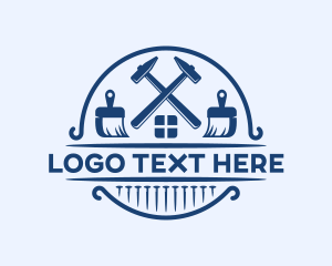 Nail - Carpentry Construction Tools logo design