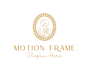 Luxury Woman Portrait logo design