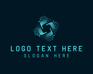 Artificial Intelligence Tech logo design