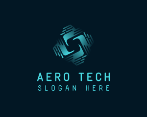 Artificial Intelligence Tech logo design