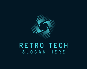 Artificial Intelligence Tech logo design