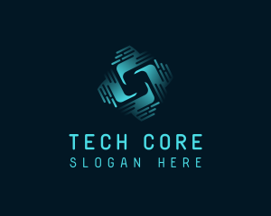 Artificial Intelligence Tech logo design