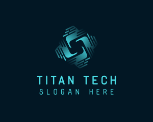 Artificial Intelligence Tech logo design