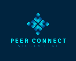 Peer - Corporate People Group logo design