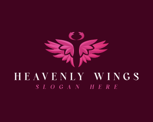 Angel Wing Halo logo design