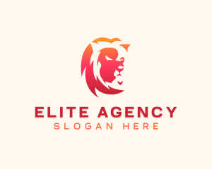 Lion Finance Agency logo design