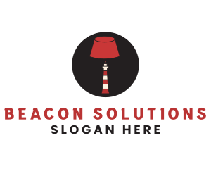 Beacon - Tower Lamp Badge logo design