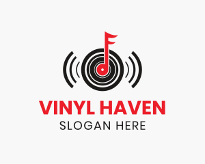 Vinyl - Vinyl Record Tune logo design