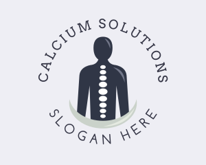 Calcium - Spine Body Chiropractor Clinic logo design