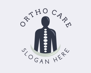 Orthopedic - Spine Body Chiropractor Clinic logo design