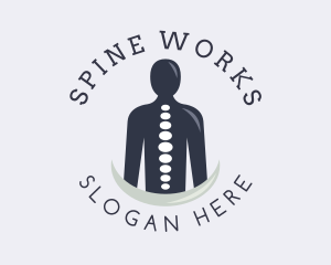 Spine Body Chiropractor Clinic logo design