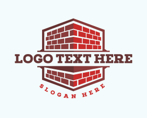 Mason Brick Construction Logo