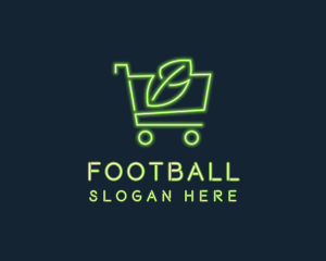 Supplier - Neon Organic Shopping logo design