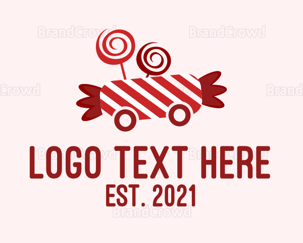 Peppermint Candy Cart Logo