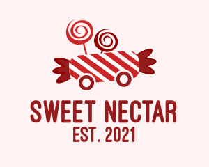 Peppermint Candy Cart  logo design