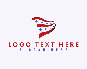 Patriotic - Patriotic National Banner logo design