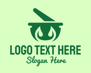 Recipe - Green Herbal Pharmacy logo design