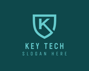 Professional Shield Letter K logo design