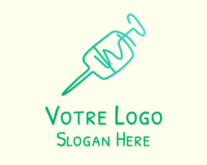Green Monoline Syringe Logo