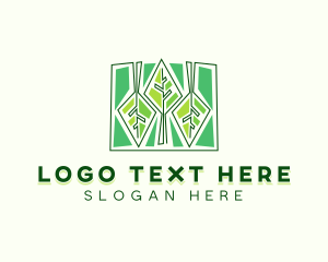 Outdoor - Geometric Abstract Forest logo design