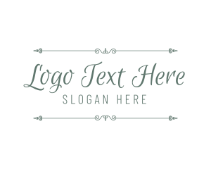 Hobbyist - Classy Script Wordmark logo design