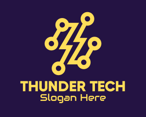 Yellow Thunder Tech logo design