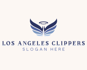 Halo Angel Wings logo design