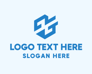 Hexagonal - Digital Tech Network logo design
