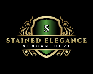 Luxury Shield Crest logo design